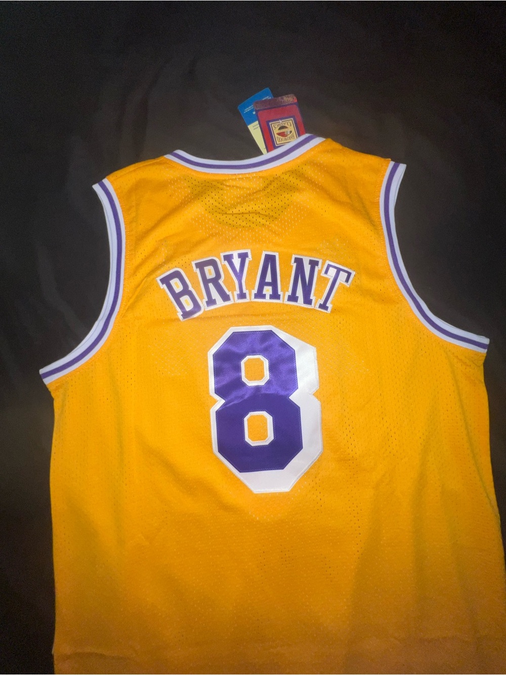 Adidas NBA Hardwood Classics Kobe Bryant Los Angeles Lakers Jersey #8 Size L NWT